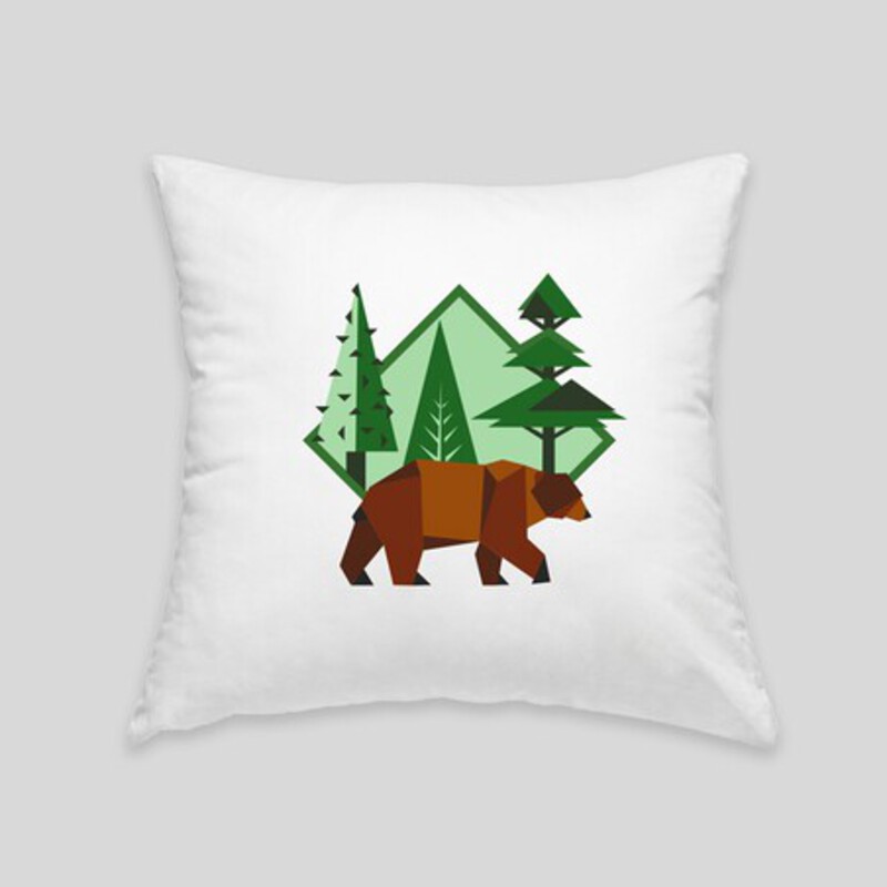 Coussin ours brun Coussin ours brun